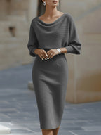 Ailany Vestido Midi de Lujo