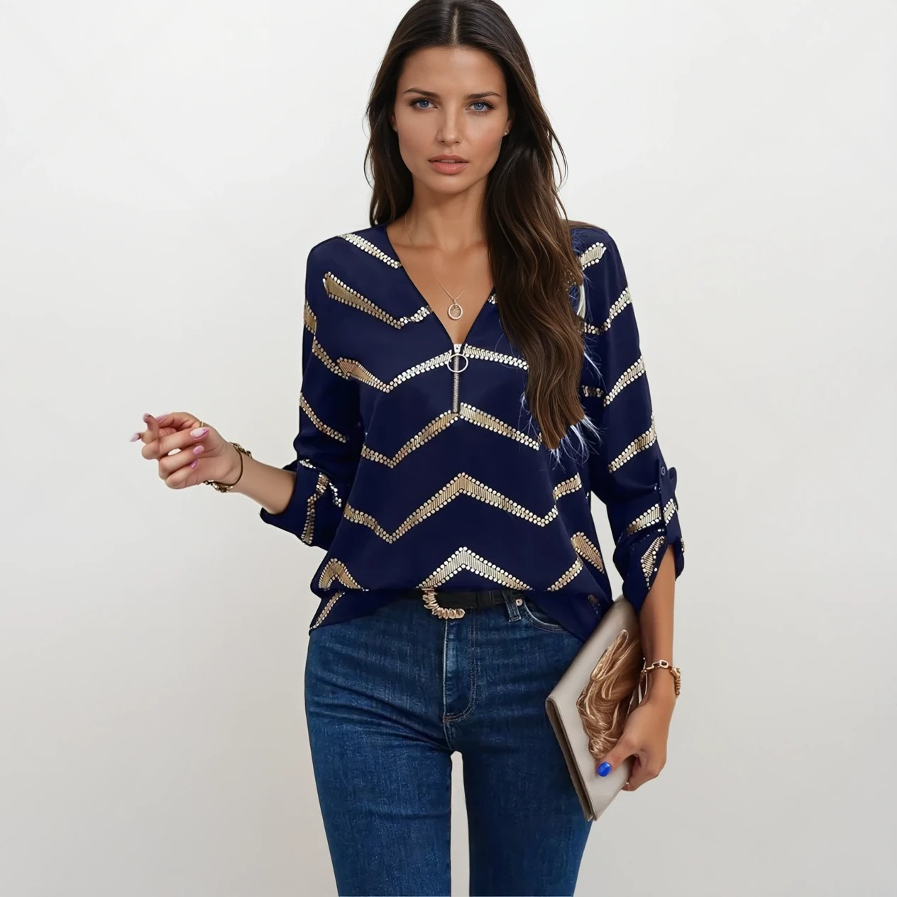 Emma - Blusa de elegancia atemporal