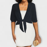 Manuela - Blusa con la parte delantera abierta